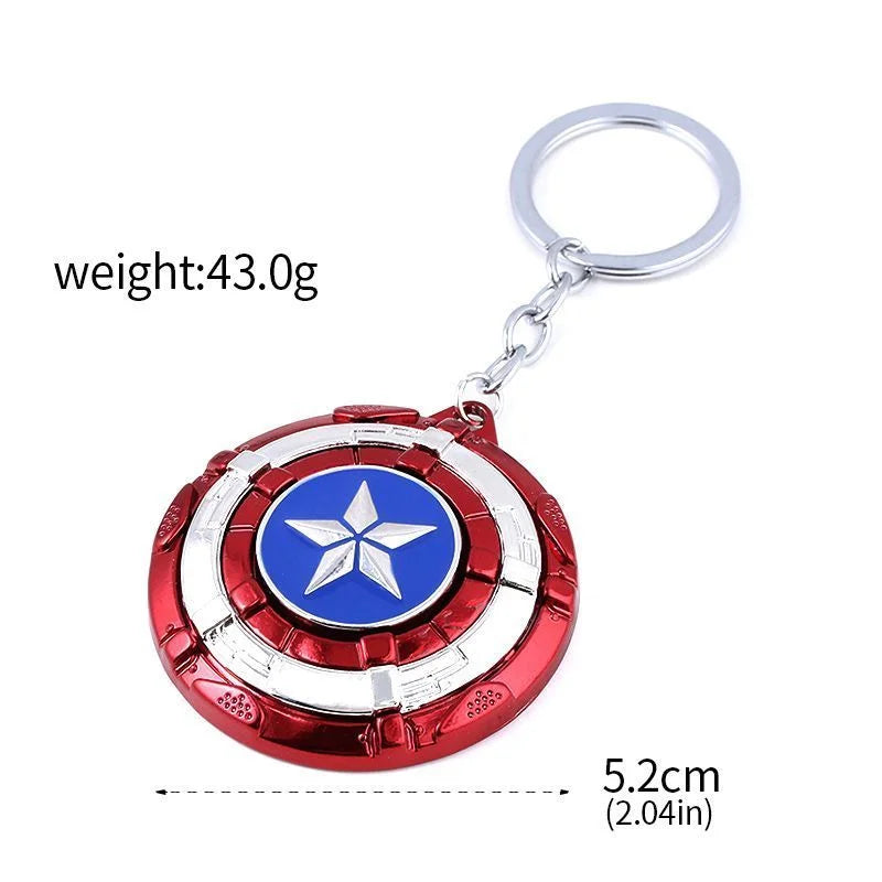 Avengers Shield Keychain - Marvel Trendy Accessory