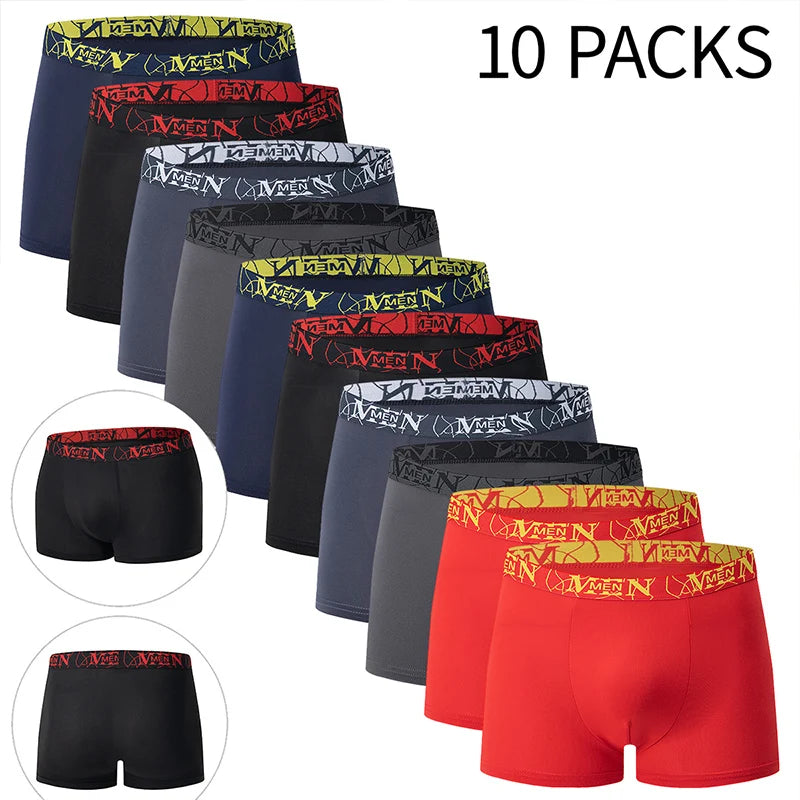 Versatile Black & Gold Boxer Shorts for Active Men