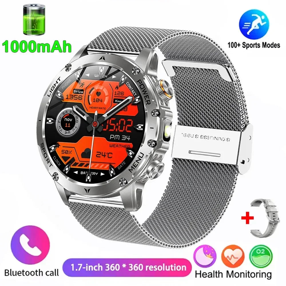 SmartFit Pro: 1000mAh Sport Watch with Multi-Tracker