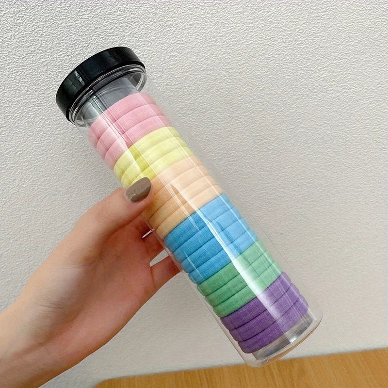 Élastiques Chic: Bandes de Cheveux Unisexes 20pcs