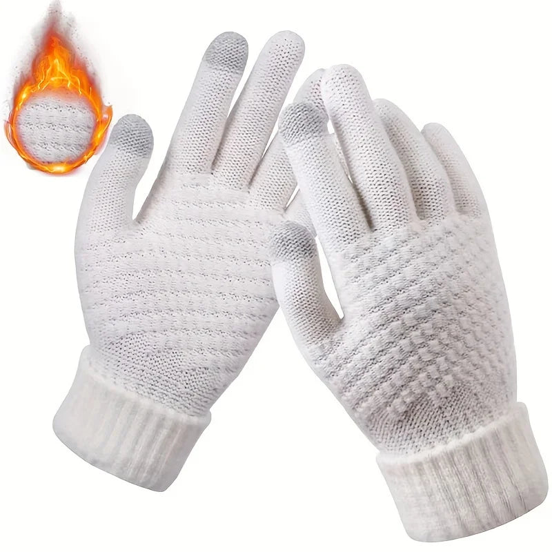 Gants Tricotés Hiver Touch & Confort
