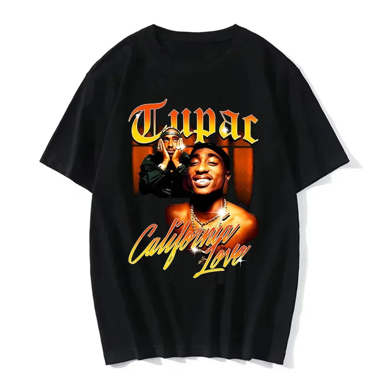 T-shirt Hip Hop Tupac Style Urbain