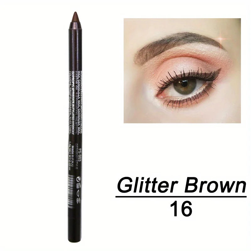 Crayon Eyeliner Brillant et Imperméable Multicolore