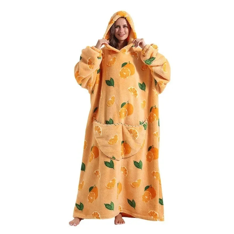 Ultra Couverture à Capuche Cocooning Hiver Unisexe