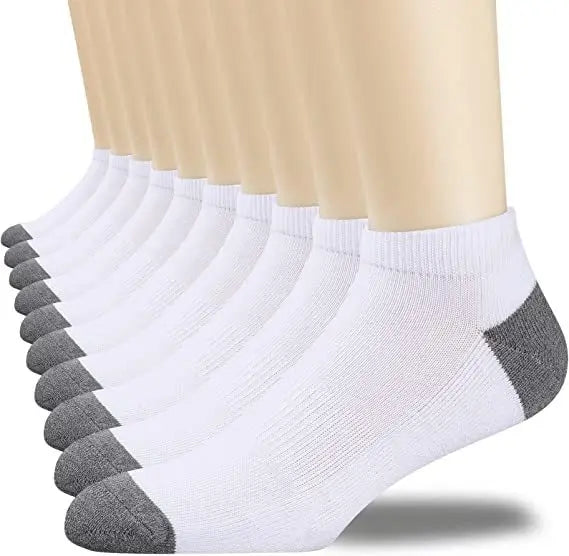 Bamboo Blend Sport Socks - Men's 10-Pack Comfort