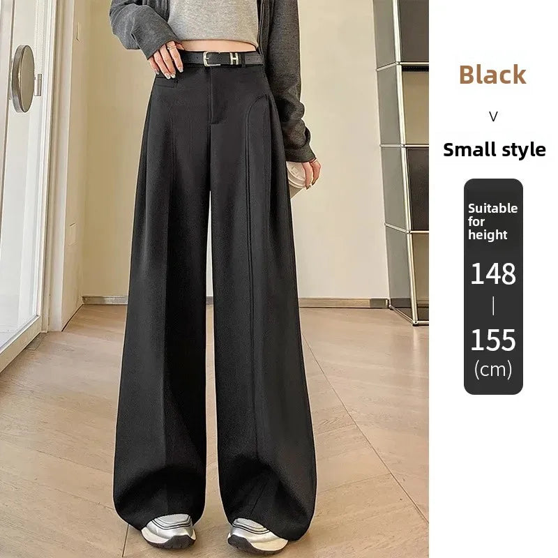 Pantalon Chic Taille Haute à Jambes Larges -