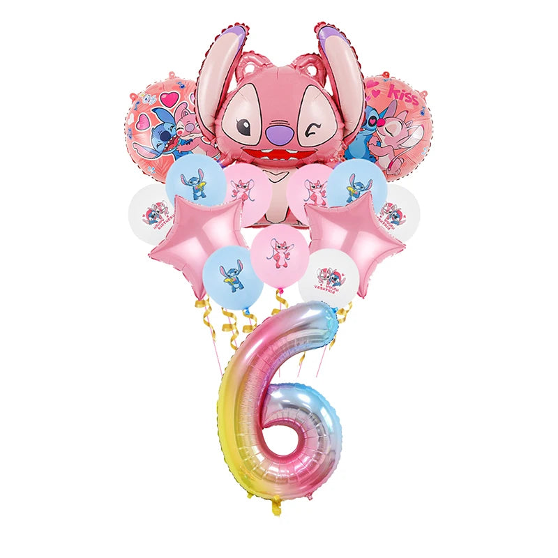 Ensemble Anniversaire Lilo & Stitch Fête Disney Fille
