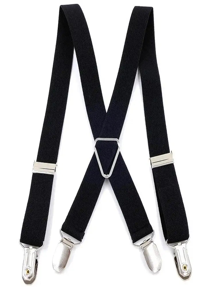 X-Back Adjustable Elastic Suspenders for All