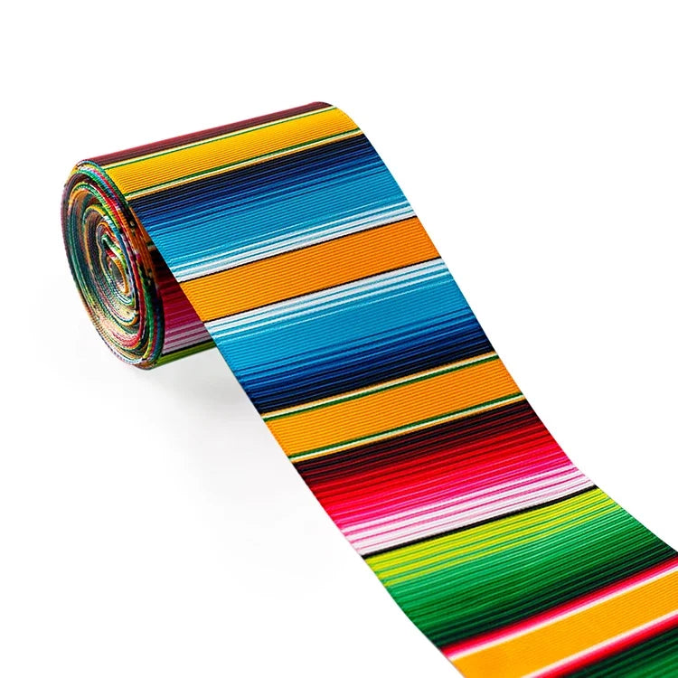 Rubans Fleurs Mexicaines 5 Yards - DIY Bows 25-75mm