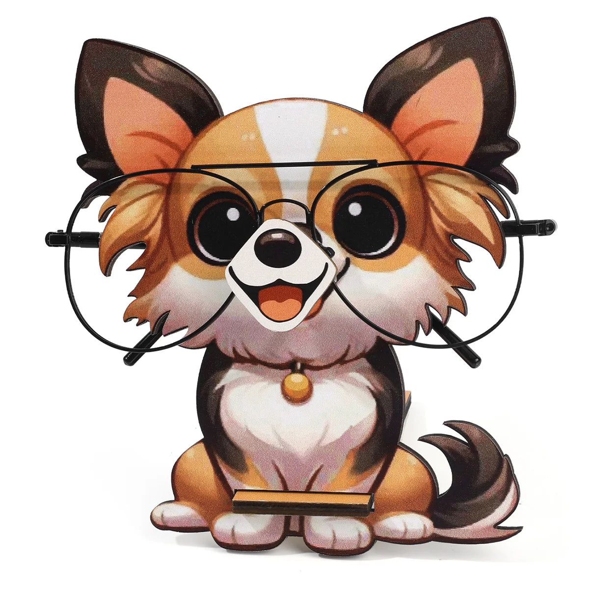 Giraffe Glasses Holder: Cute 3D Wooden Display Rack