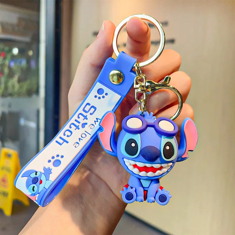 Disney Charm Keychains: Mickey, Minnie & Lilo Fun!