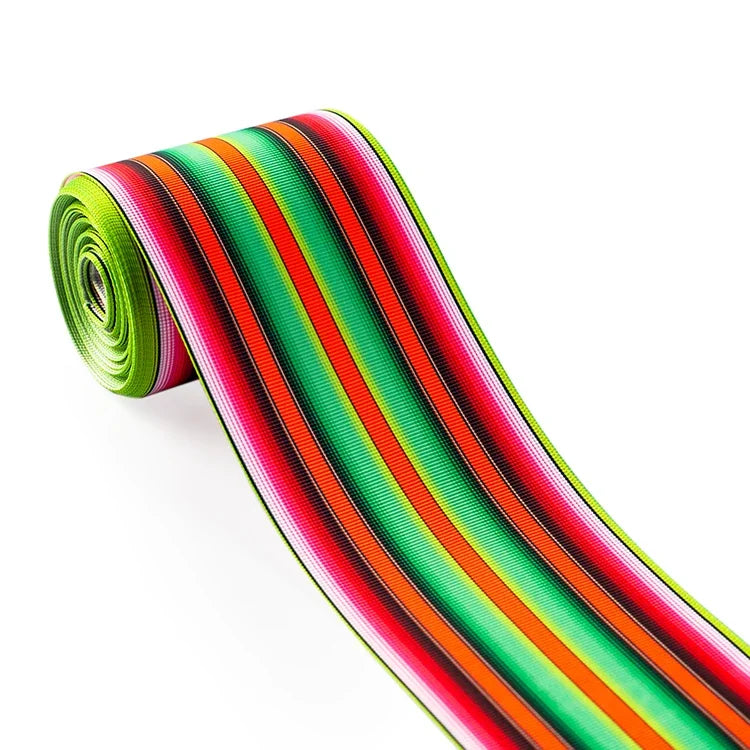 Ribbons Fleurs Mexicaines en Grosgrain - 5 Yards