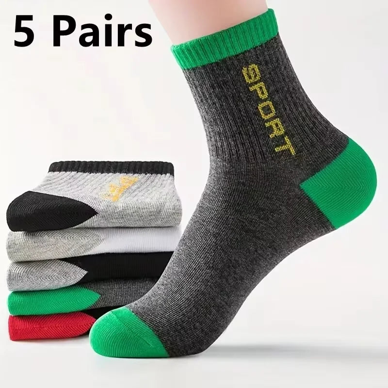 Bamboo Blend Sport Socks - Men's 10-Pack Comfort