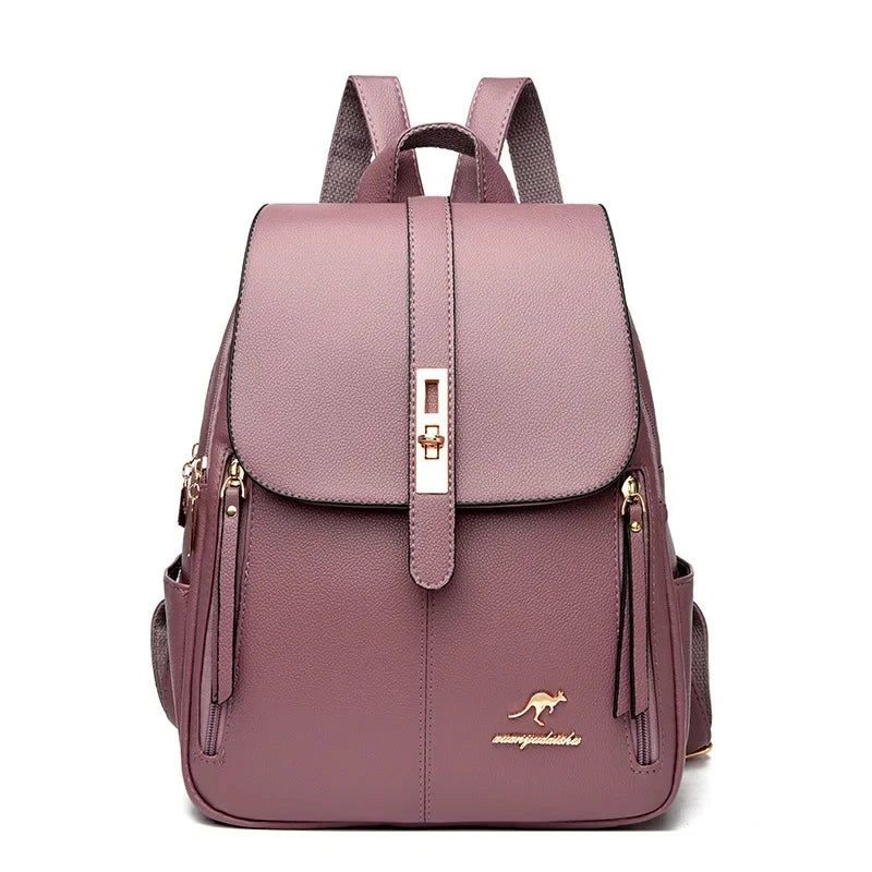 Sac à dos vintage femme, antivol et grande capacité