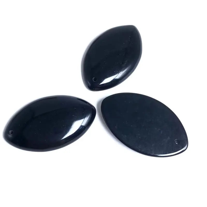 Pendentif Marquise en Agate Naturelle