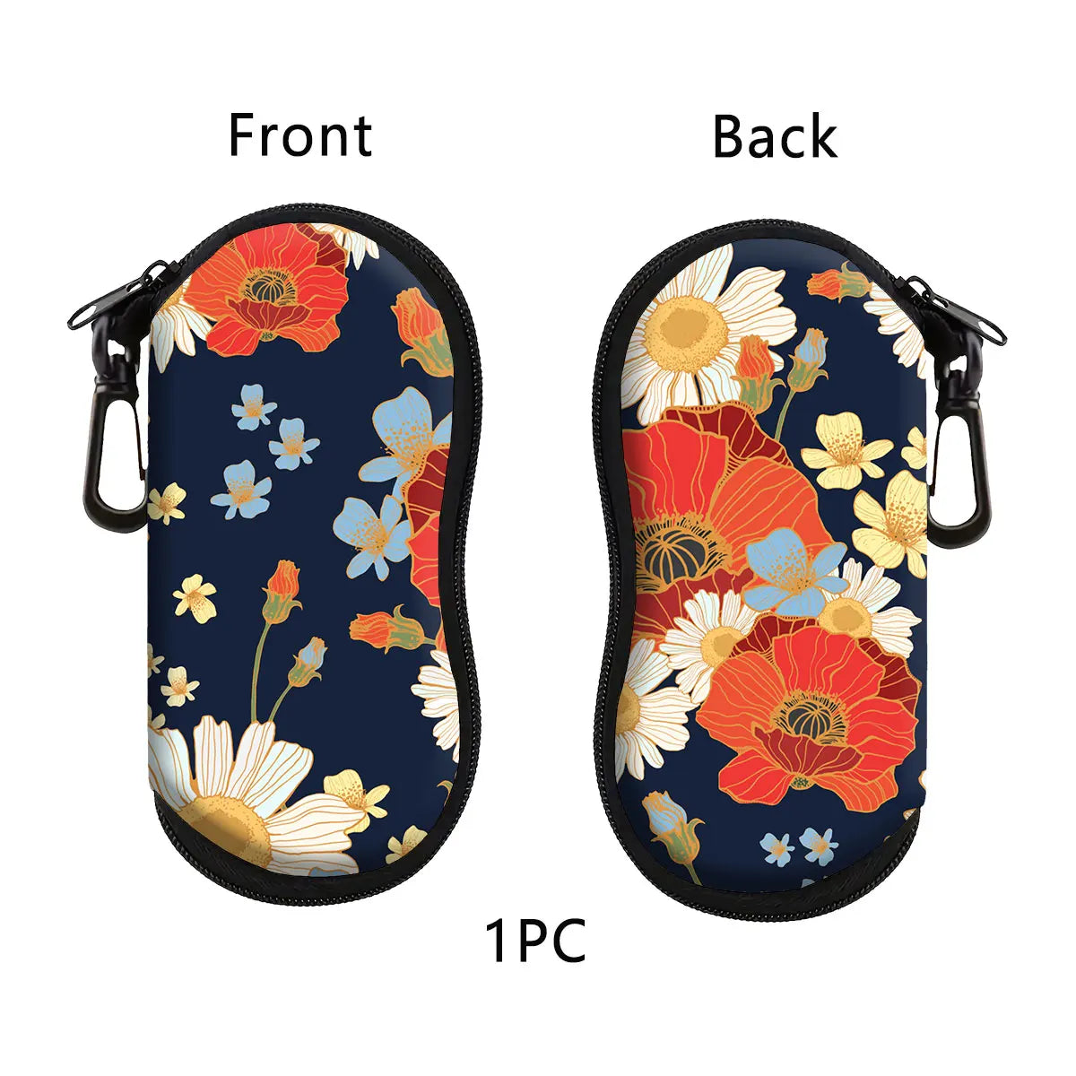 Sunflower Cat Eyewear Case - Trendy & Portable