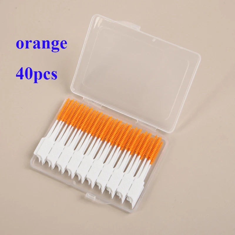 Brosse Interdentaire Silicone - Nettoyage Doux 150 pcs