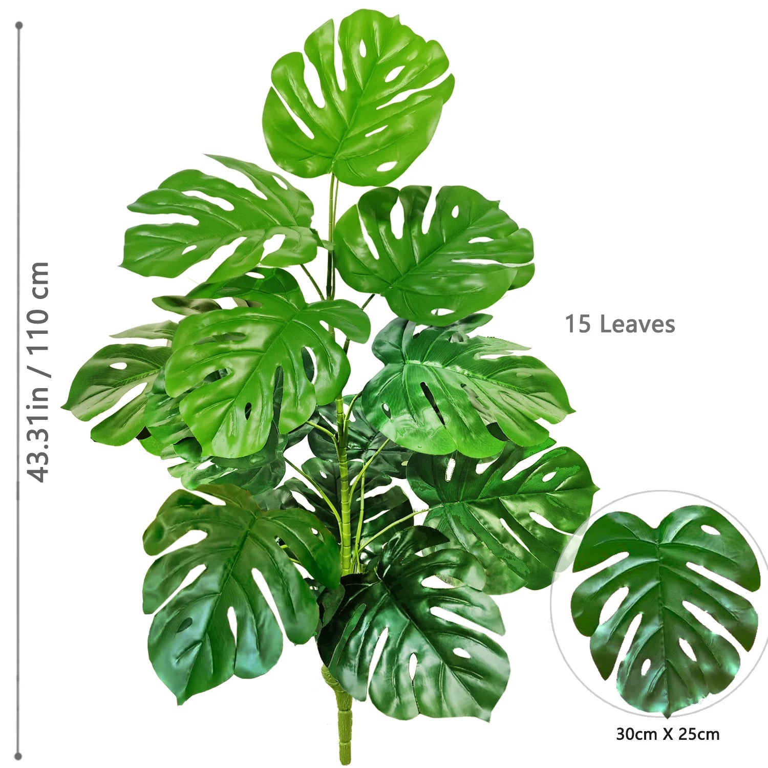 Monstera Artificielle Luxe 100 cm