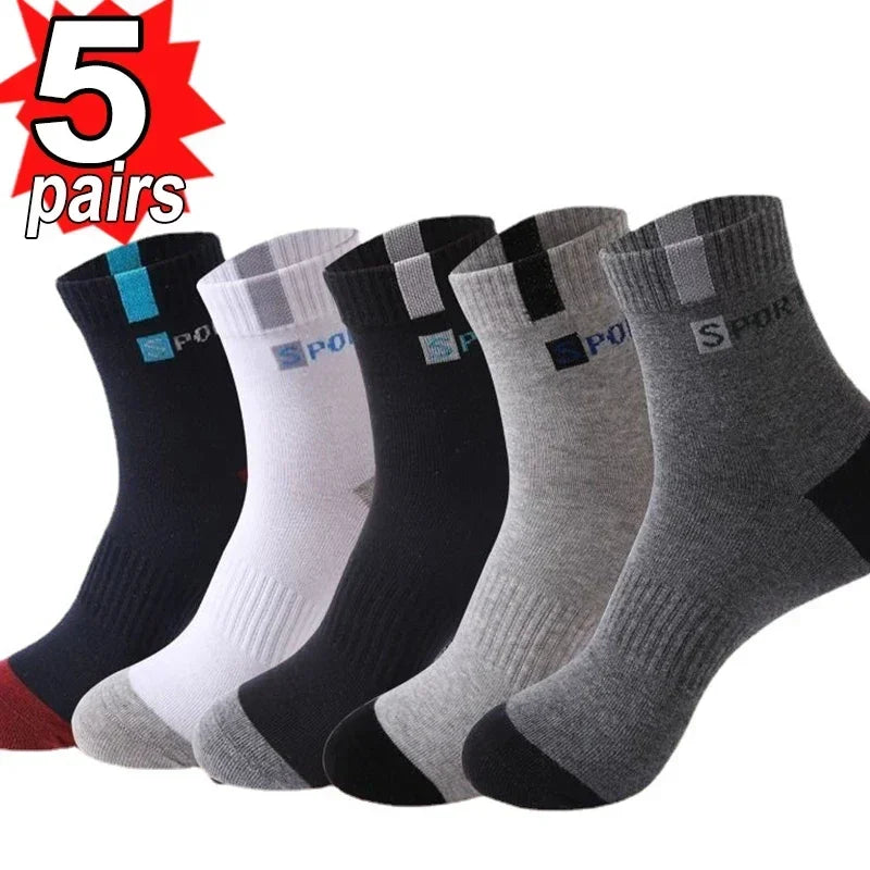 Bamboo Blend Sport Socks - Men's 10-Pack Comfort