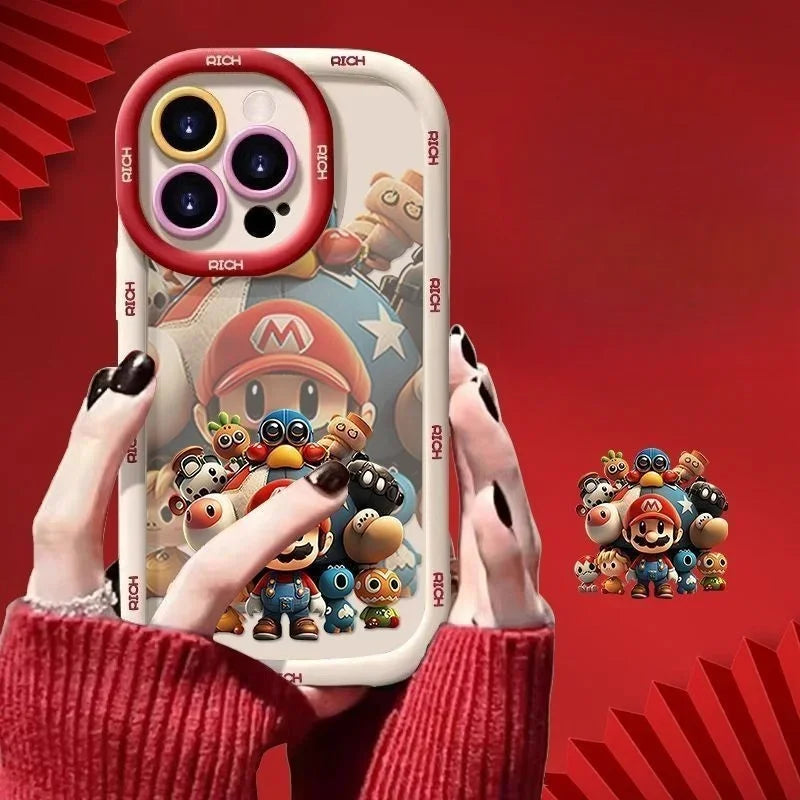 Coque Super Mario tendance pour Samsung Galaxy A55 5G