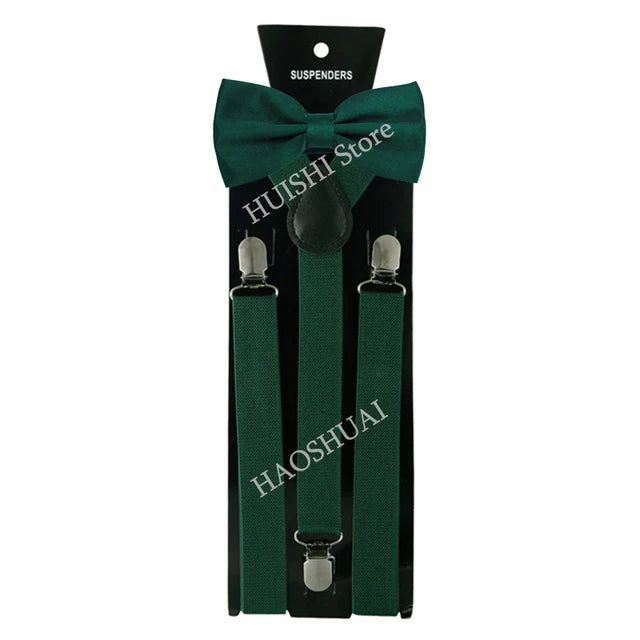 Chic Bowtie & Suspender Set for All Occasions