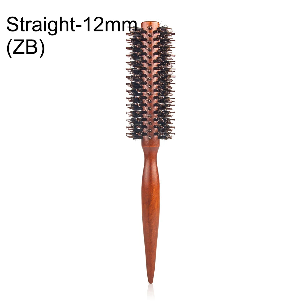 Brosse à cheveux Cesto en bois, 12 styles variés.