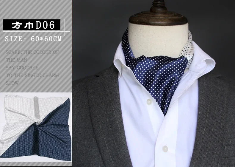 Foulard en soie britannique - Écharpe carrée chic