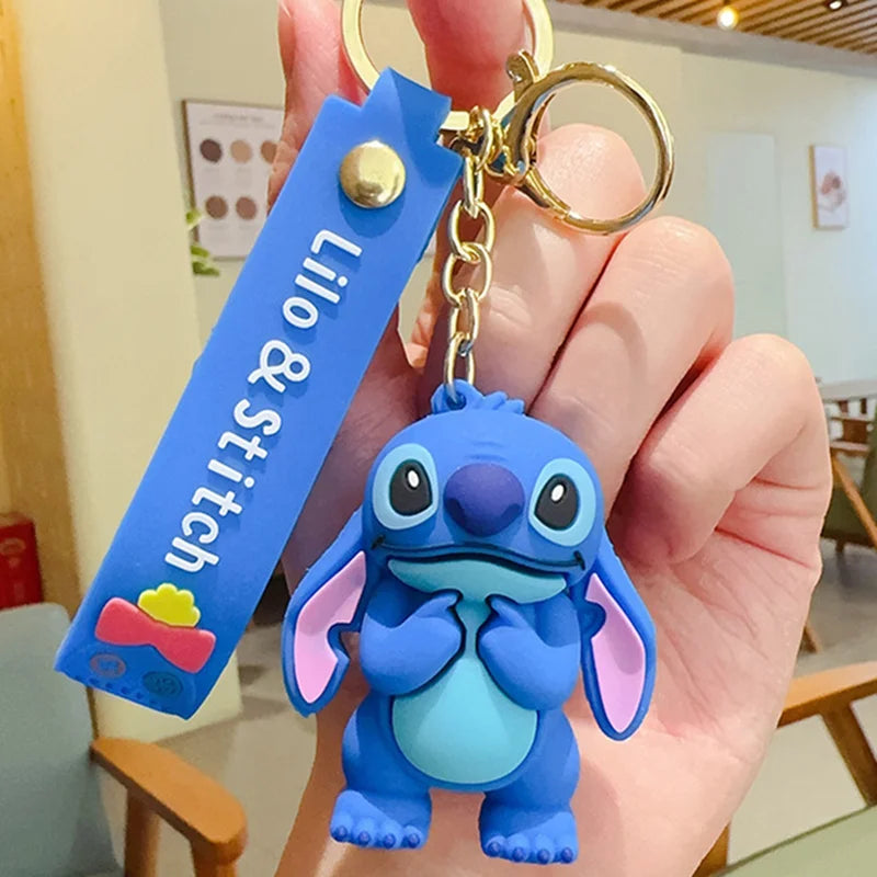 Disney Charm Keychains: Mickey, Minnie & Lilo Fun!