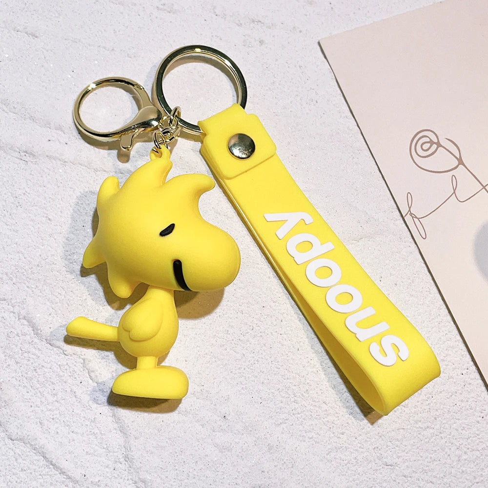 Snoopy Silicone Keychain Couple Pendant - Creative Charm