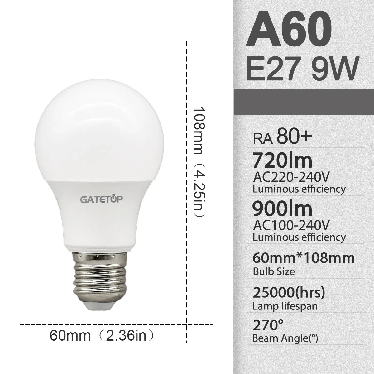 EcoGlow E27 LED Bulbs - Versatile Home Lighting