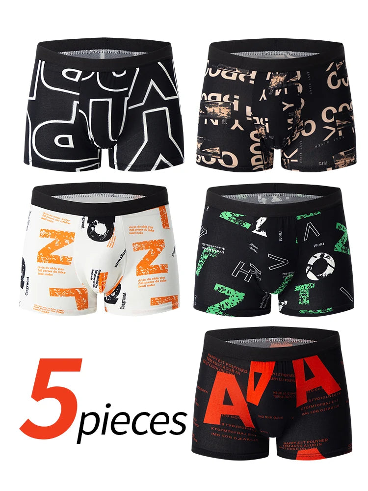 Versatile Black & Gold Boxer Shorts for Active Men