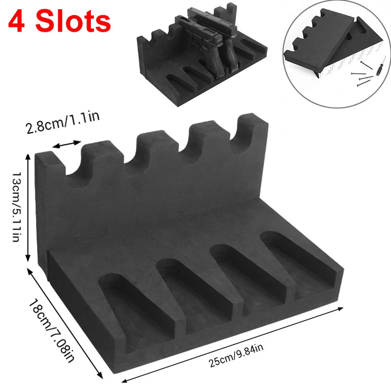 Support mural fusil & pistolet, armoire rangement 6/4/3/2