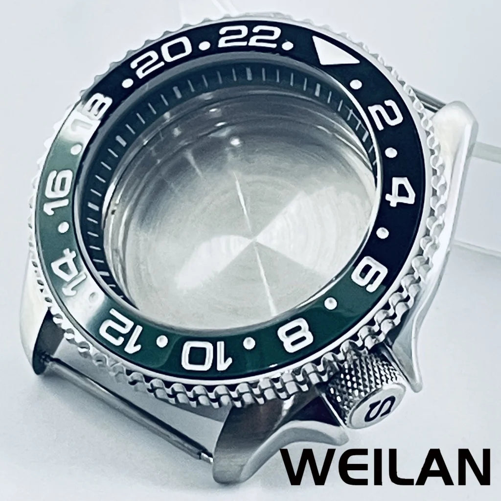 Boîtier Plongée 42mm NH35 Acier Inoxydable Argent