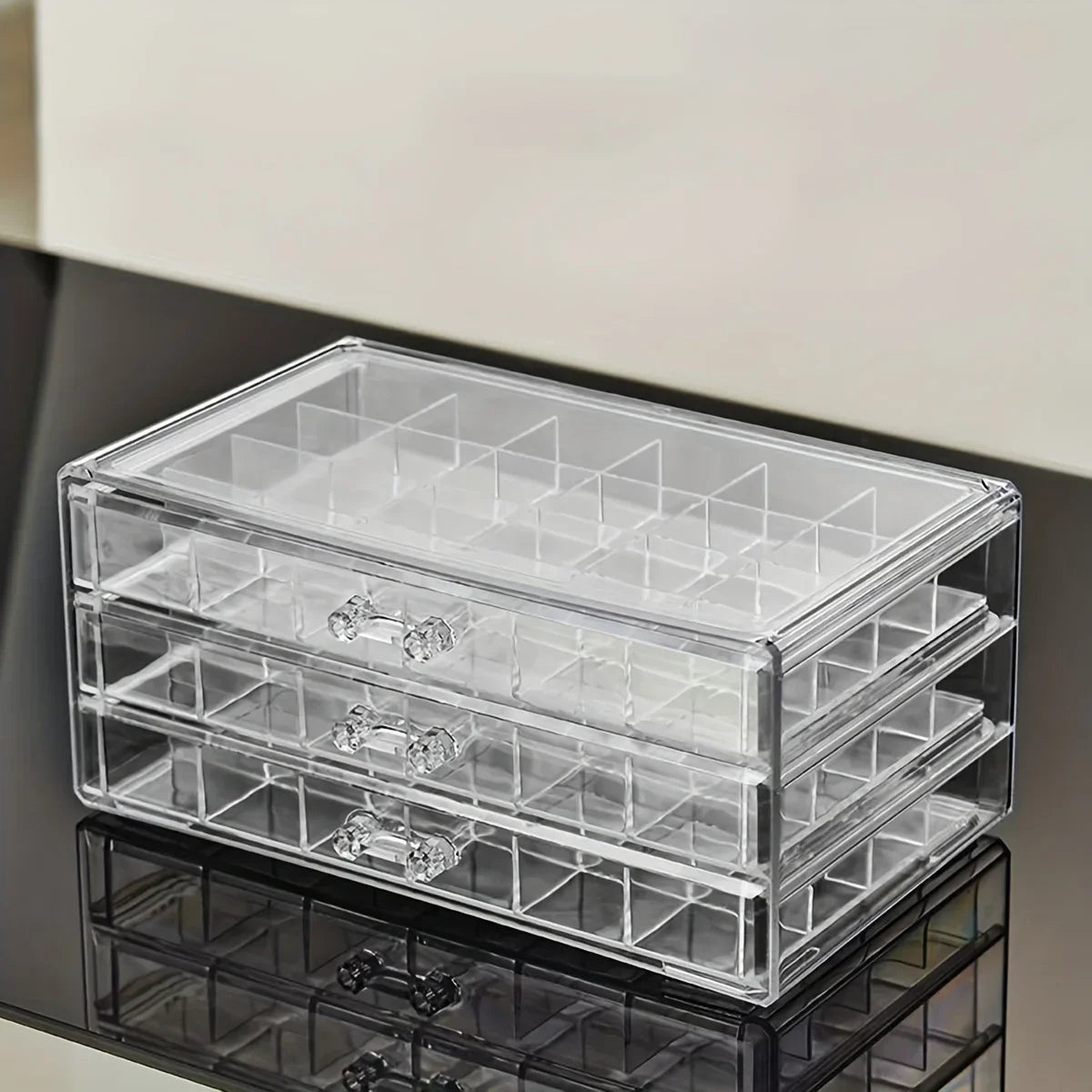 Organisateur Élégant de Bijoux 72 Grilles