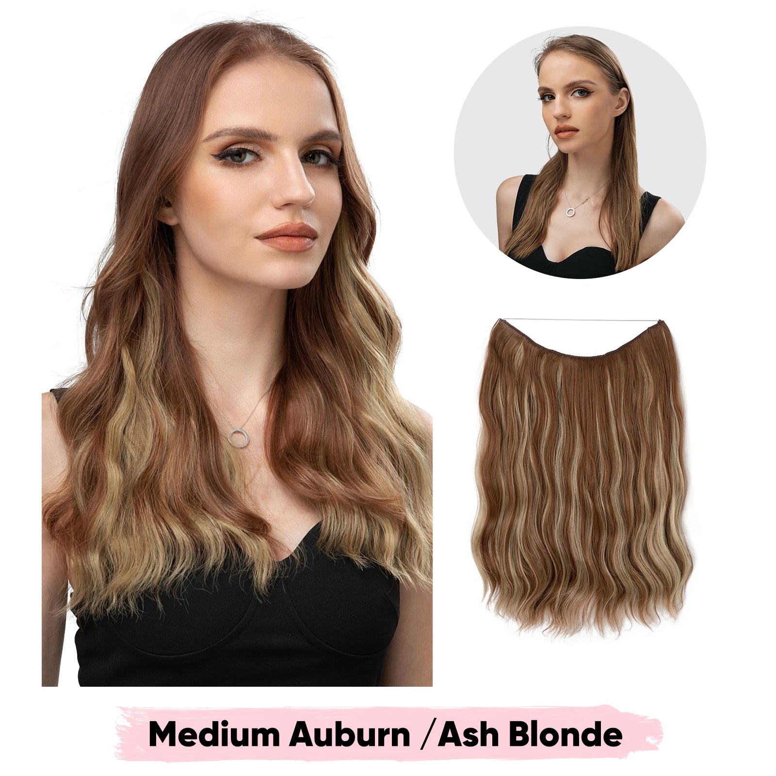 Extensions Clip-in SARLA - Ombre Blonde Naturelle