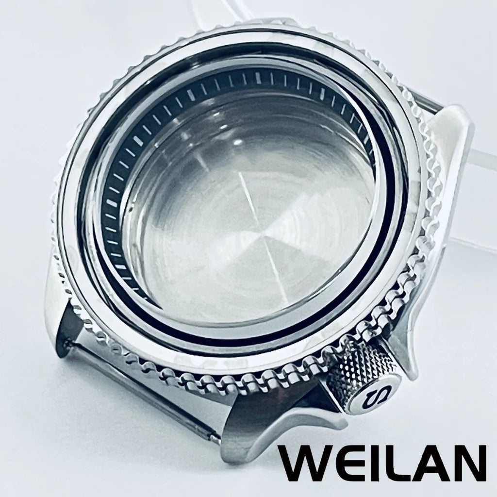 Boîtier Plongée 42mm NH35 Acier Inoxydable Argent