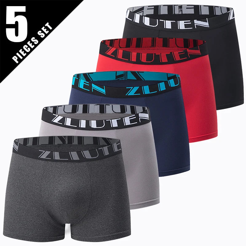 Versatile Black & Gold Boxer Shorts for Active Men