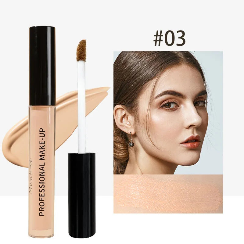 MAXFINE Long-Wear Liquid Concealer: Hydrating & Matte