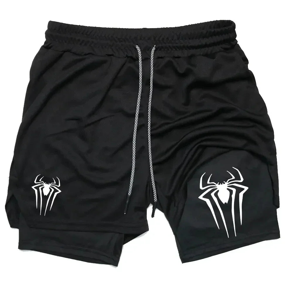 Shorts Araignée Y2K Performance Unisexe Sport