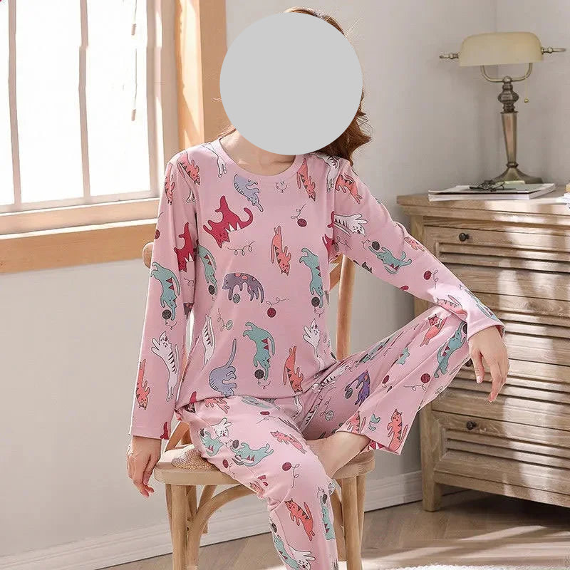 Pyjamas Mignons Coréens pour Femmes Courtes