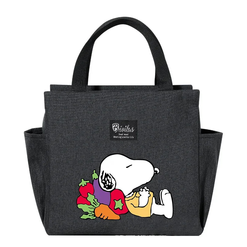 Snoopy's Insulated Bento Lunch Bag for Kids & Students