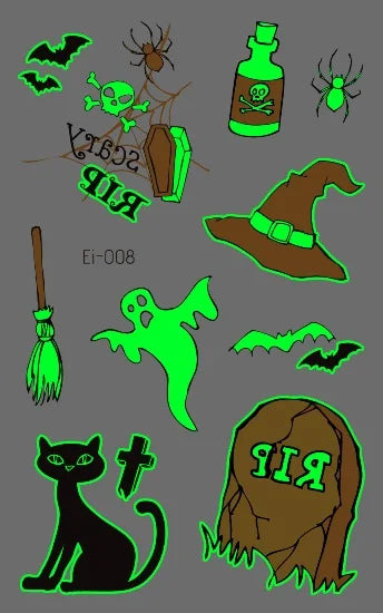 Tatouages Halloween Drôles pour Enfants