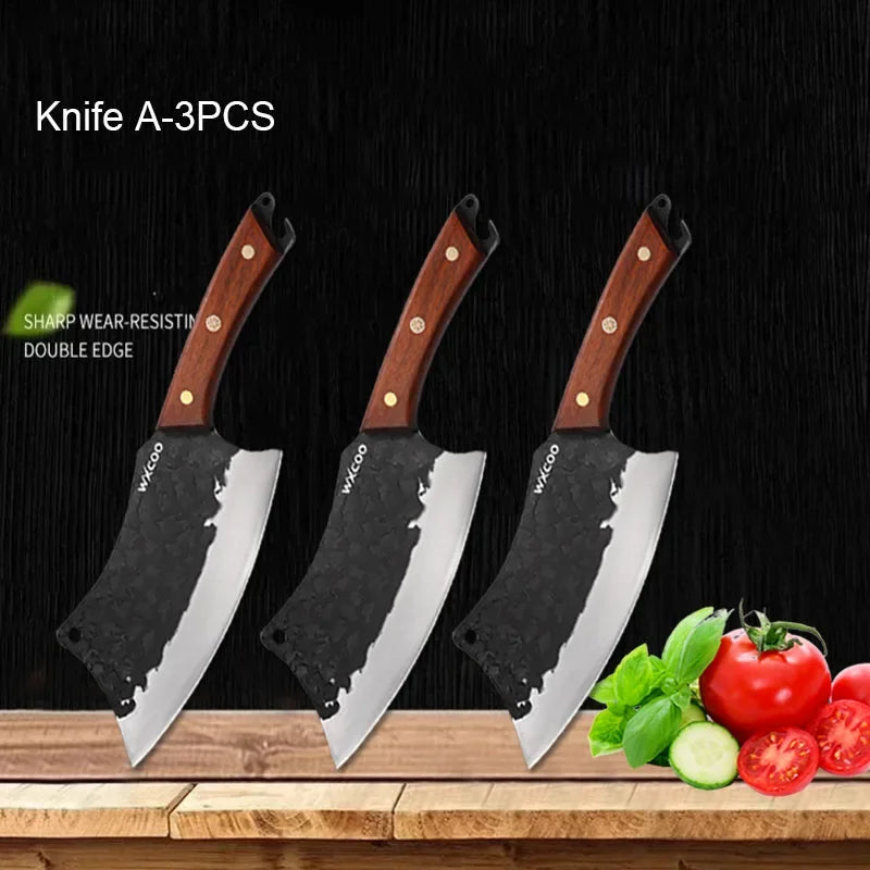 Couteau Forgé WXCOO: Tranchant et Multifonctionnel