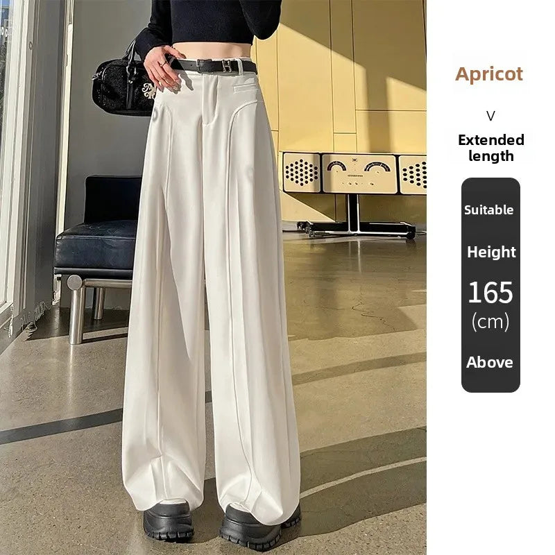 Pantalon Chic Taille Haute à Jambes Larges -