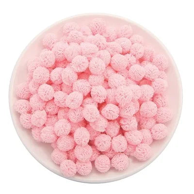 Pompons Floraux en Gaze Élégante