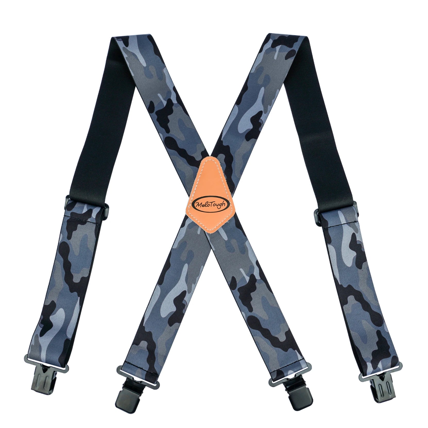 MELOTOUGH X-Back Elastic Work Suspenders for Men
