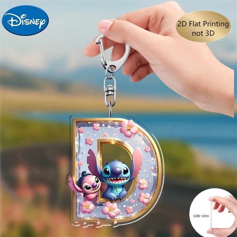 Lilo & Stitch Acrylic Keychain - Custom Name Gift