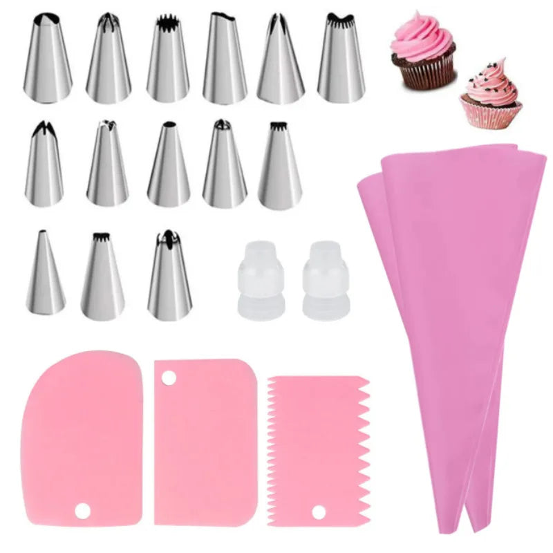 Kit de Décoration Gâteau en Silicone Réutilisable