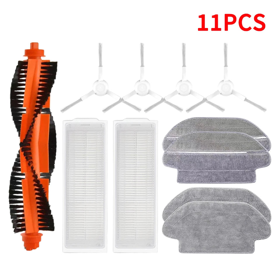 Kit Accessoires Mijia 2S/3C: Brosse & Tissus Vadrouille