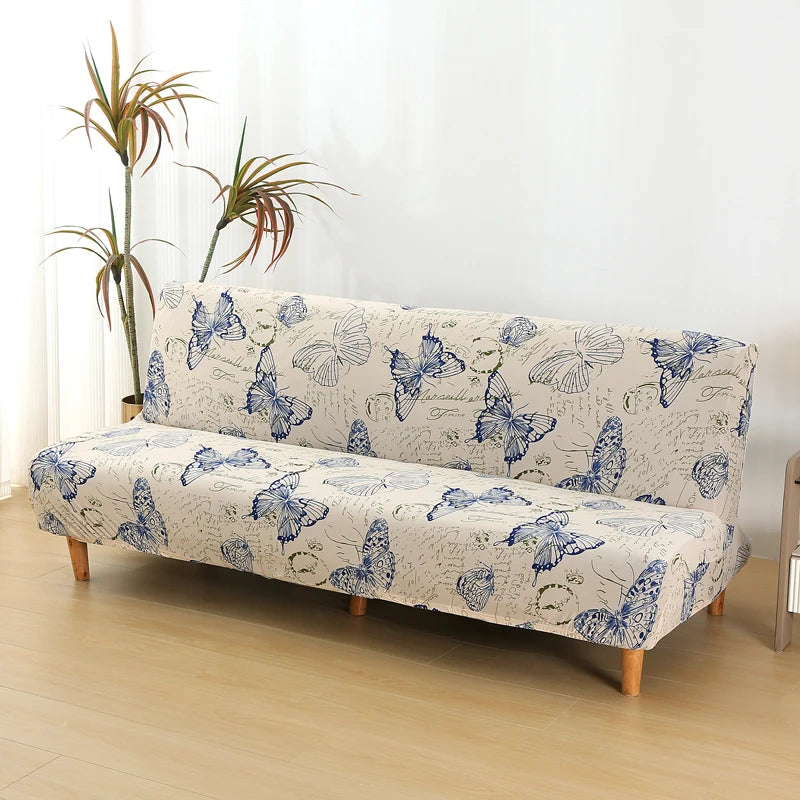Housse Futon Spandex Antidérapante Amovible Lavable